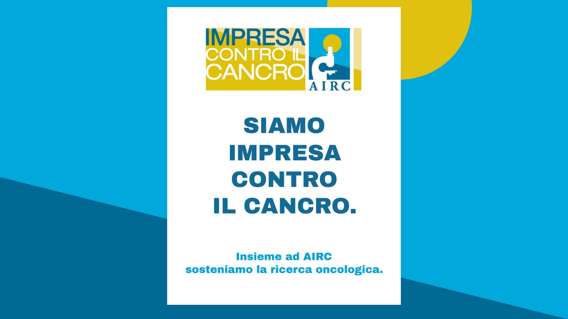 Retelit aderisce a Imprese contro il cancro di Fondazione AIRC